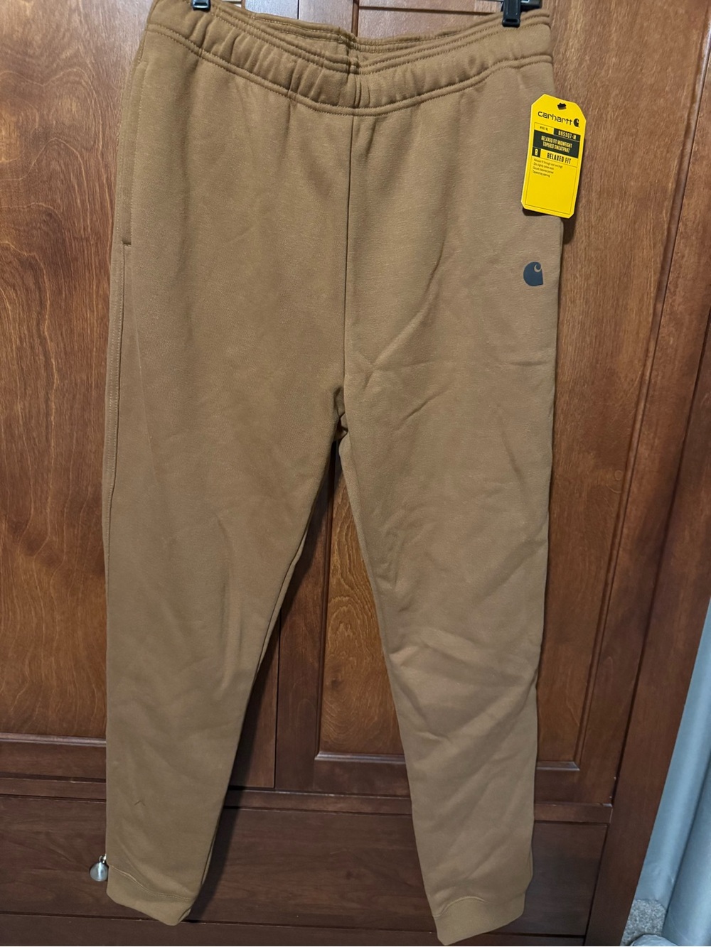 Carhartt Menβs Tan Brown Fleece Joggers